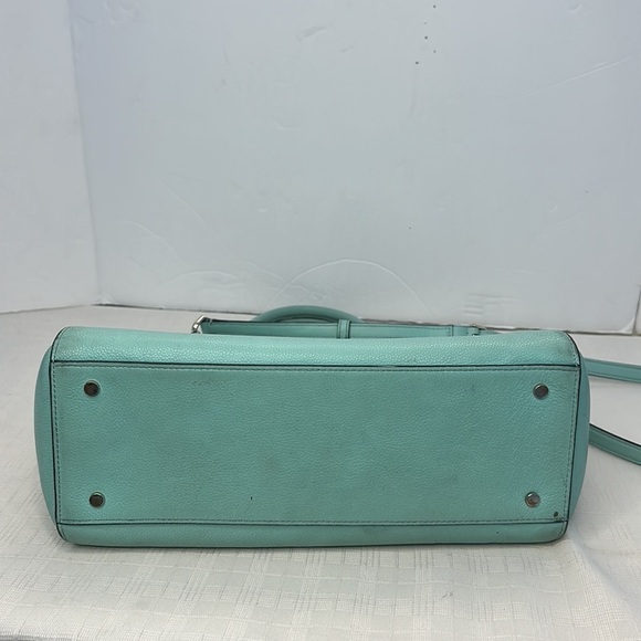 Kate Spade  Lucia medium satchel in Aqua  Bloom - Picture 5 of 11
